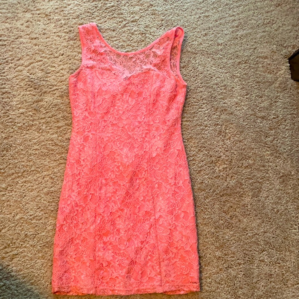 Pink cocktail dress
